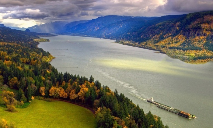 Река с самым большим производством электроэнергии в Северной Америке.