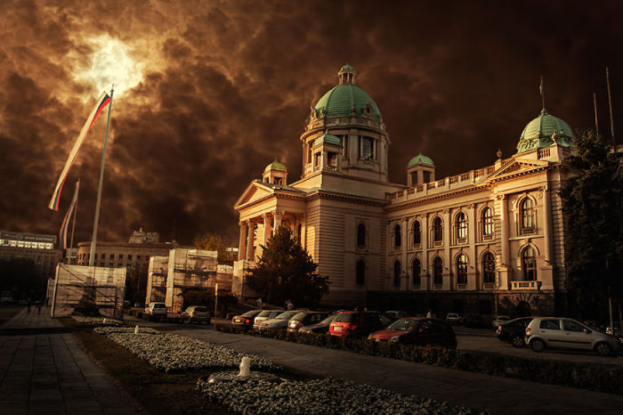 Красивейшее здание в самом сердце Белграда.