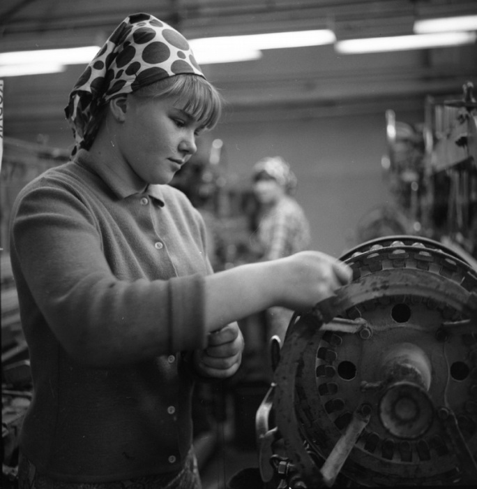 Текстильная фабрика, Беларусь, 1967 год.