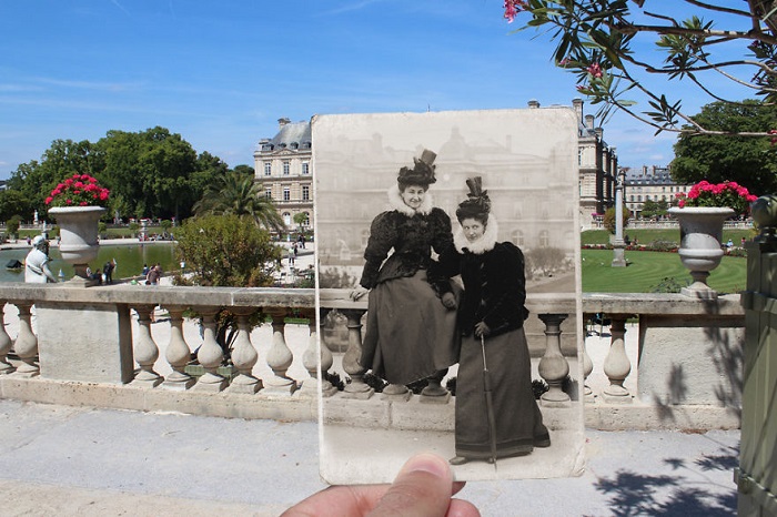 Снимки Парижа, позволяющие заглянуть в прошлое.