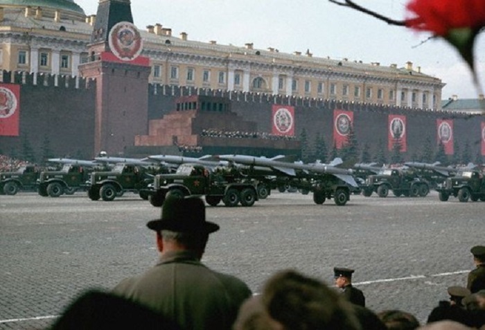 Парад на Красной площади, 1966 год.