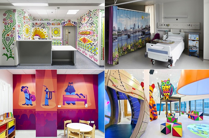 Интерьер детской Лондонской больницы.