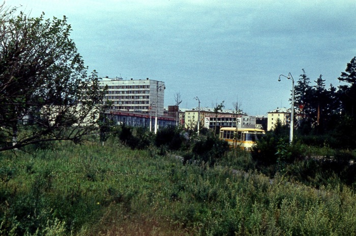 Гостиница и посёлок «Энергетик» возле ГЭС.