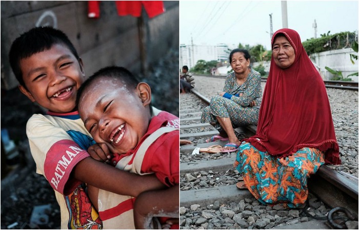 Правдивые фотографии из трущоб Джакарты.