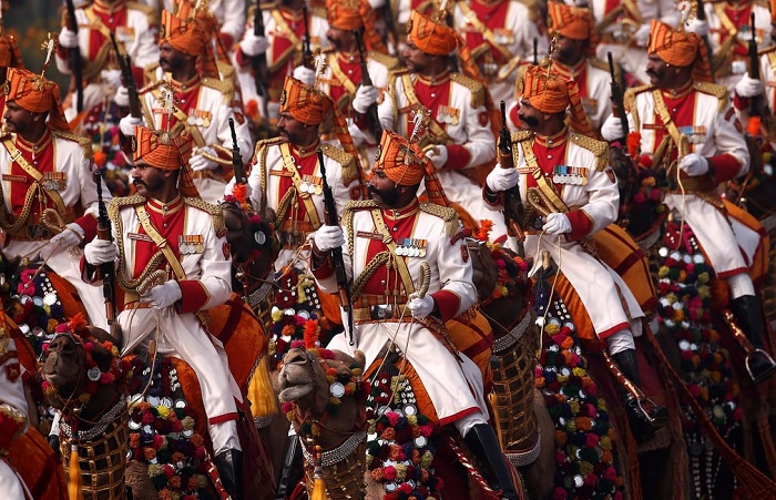 Традиционный военный парад посвященный Дню Республики.