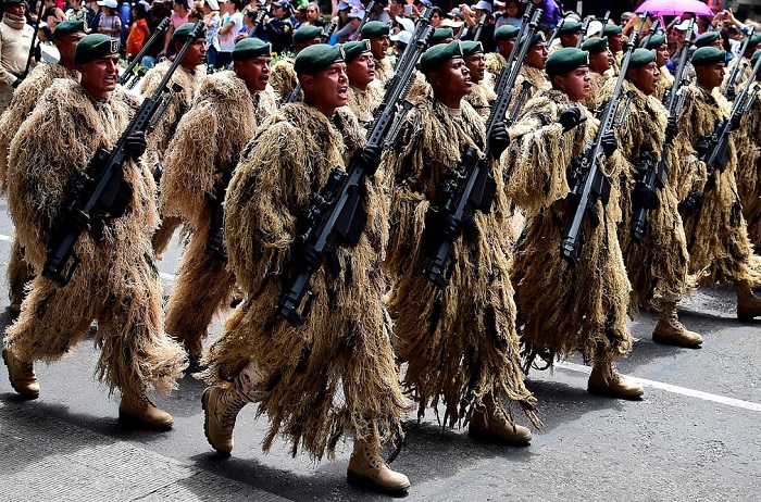 Военный парад 16 сентября, посвященный Дню независимости страны.