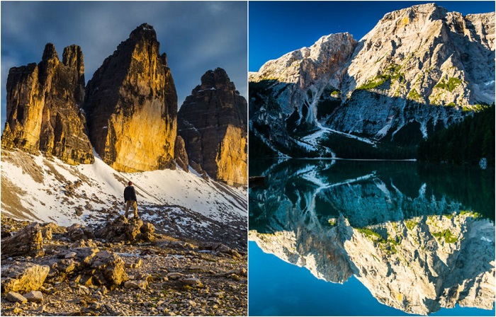 Доломитовые Альпы – это заповедник в Италии, который входит в список ЮНЕСКО.
