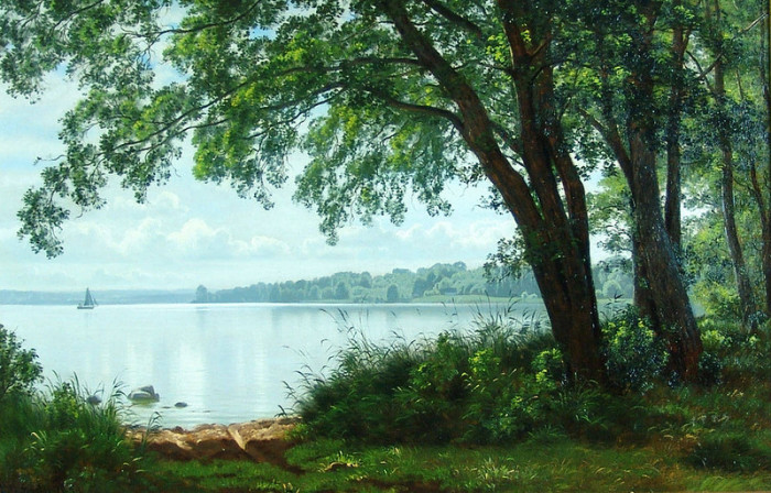 Автор картины – датский художник-живописец Вильгельм Грот (Vilhelm Groth).
