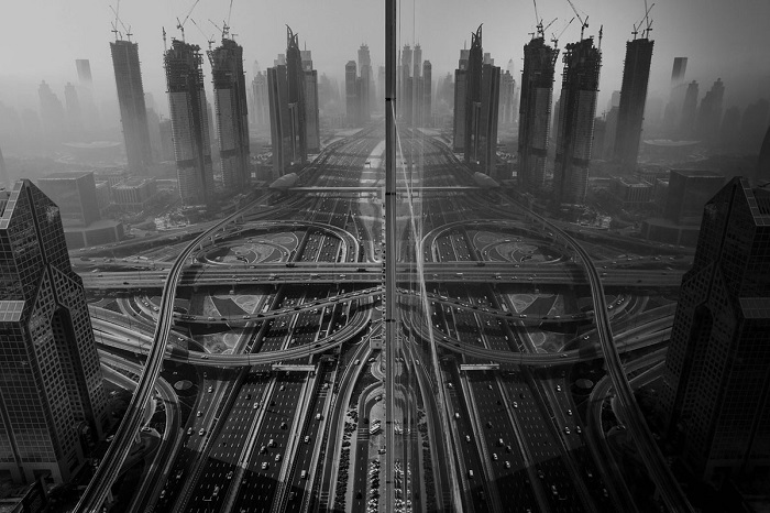 Туман в Дубае, Объединенные Арабские Эмираты. Автор фотографии: Гаанеш Прасад (Ganesh Prasad).
