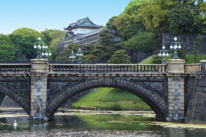Токийский дворец является официальной резиденцией  императора и главной городской достопримечательностью Японии.