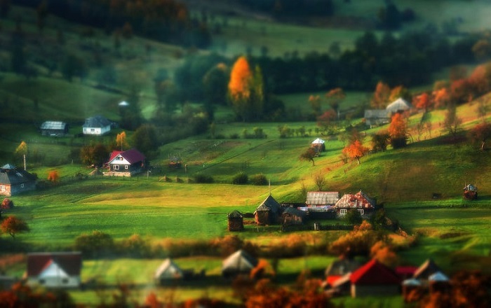 Колоритные осенние пейзажи Румынии.