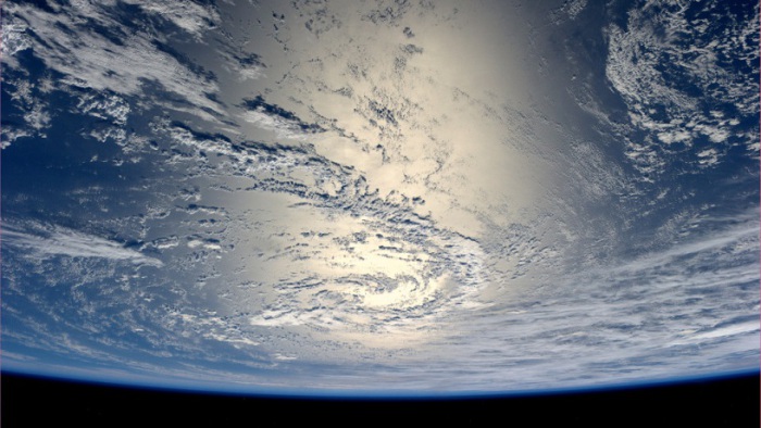 Красивый снимок Земли из космоса.