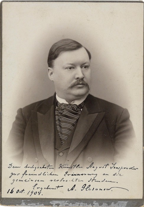 Русский композитор, дирижёр, музыкально-общественный деятель, 1904 год.