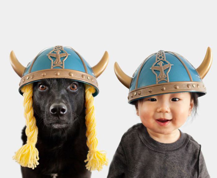 Рогатые шлемы скандинавских воинов.
