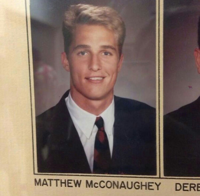 Будущий американский актер во время учебы в Университете Техаса (Остин) в 1989 году.