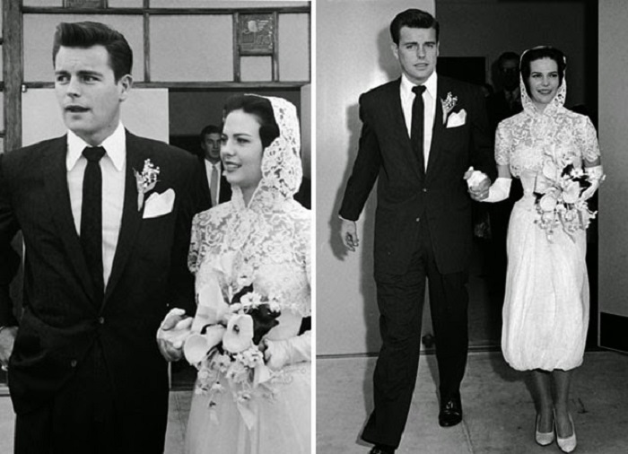 Свадьба американских актёров, 1957 год.