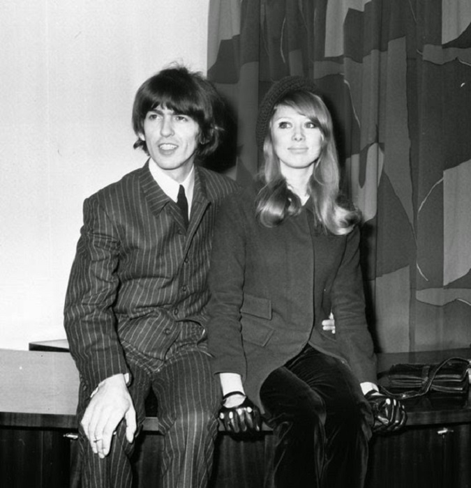Свадьба английской фотомодели и британского рок-музыканта, 1966 год.
