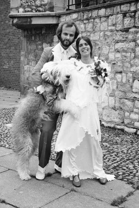 Свадьба британского радиоведущего, 1974 год.