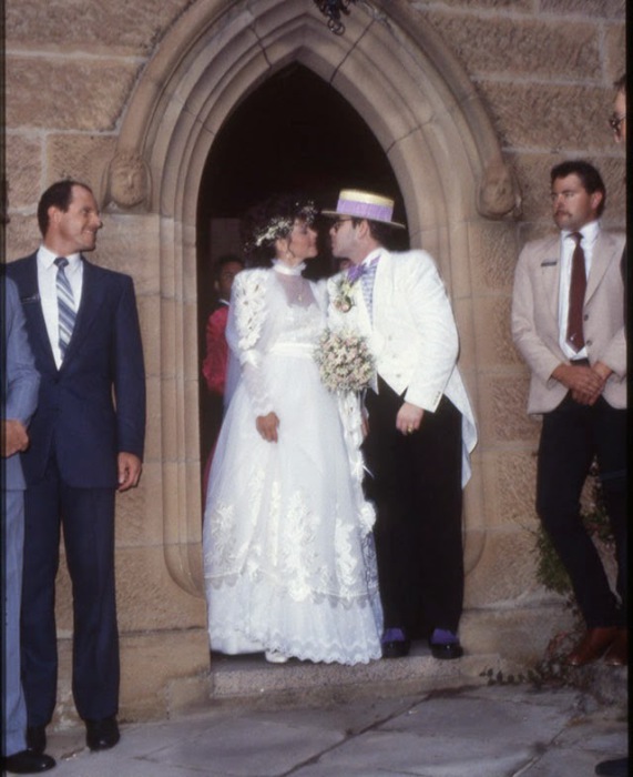 Свадьба британского рок-певца, 1984 год.