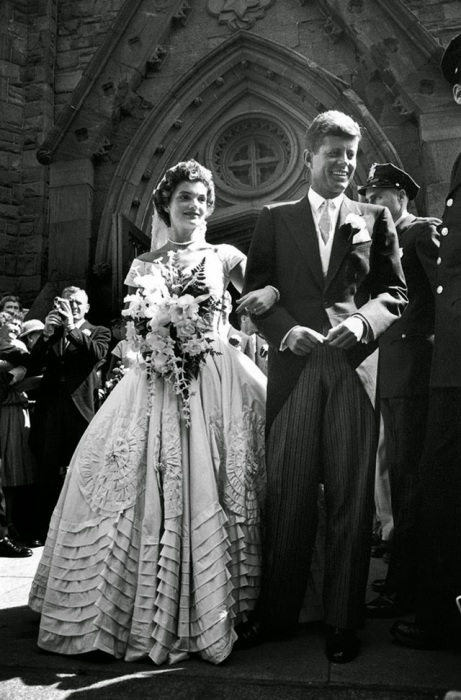 Свадьба 35-го президента США с одной из самых популярных женщин своего времени, 1953 год.