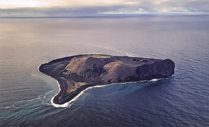 Доступ на остров, который был образован после извержения вулкана, есть только у нескольких ученых, наблюдающих за формированием уникальной экосистемы.