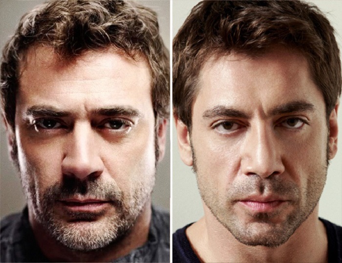 Сходство между американским и испанским актёрами.
