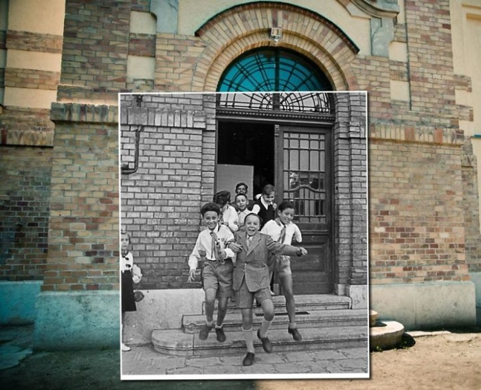 В старом здании расположена школа, где учатся дети от 6 до 12 лет. 1949-2014<br>года.