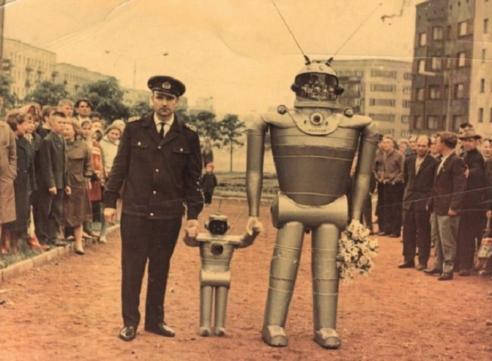 Борис Василенко, победитель первого Всесоюзного конкурса роботов.