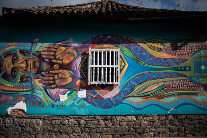 На улицах Колумбии такому искусству, как граффити, отводят особое место.