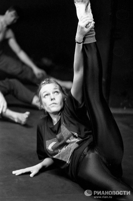 Репетиция в театре-студии Олега Табакова, 1990 год.