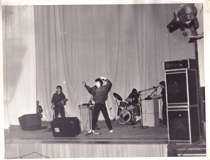 Выступление в городе Ангарске, 1987 год.