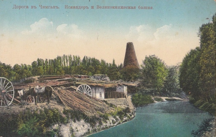 Поселок в окрестностях Ташкента.