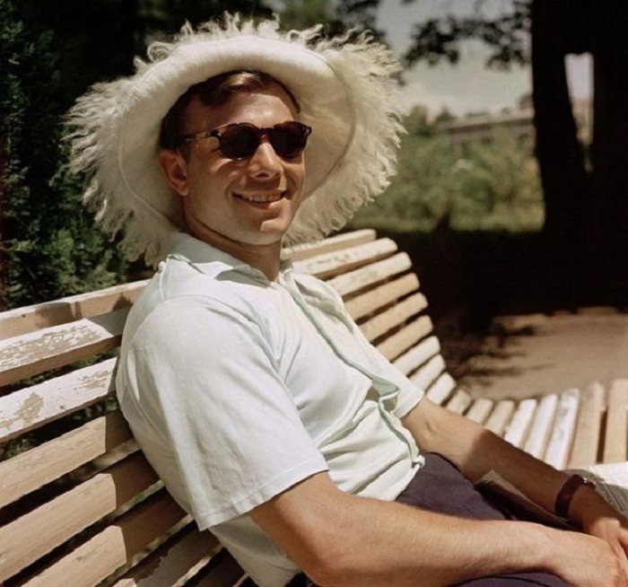 Юрий Гагарин на отдыхе в Сочи в 1961 году.