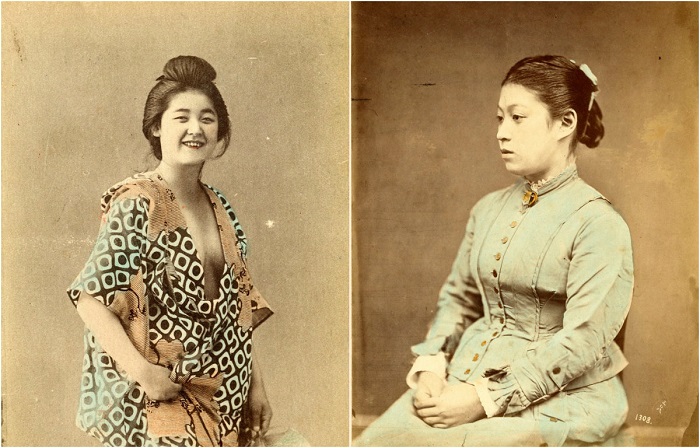 Старинные японские фотографии эпохи Мэйдзи (1868—1912).
