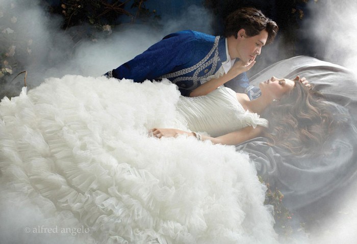 Сказочное свадебное платье для Спящей красавицы