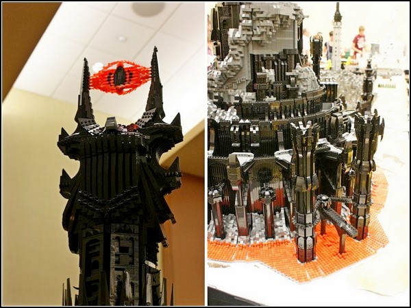Barad-dur, башня Саурона, построенная из лего