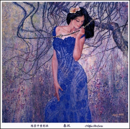 Своеобразная живопись китайского автора Chen Chong Ping
