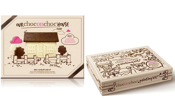 Шоколадный конструктор Choc-on-Choc House и шоколадная раскраска Painting Kit
