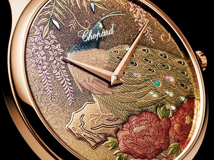 Креативные часы Chopard L.U.C. XP Urushi с росписью Kiichiro Masumura