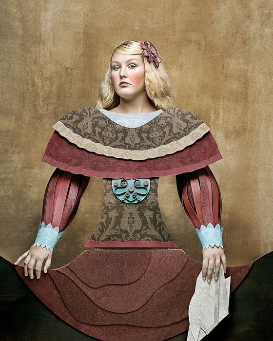Dame Di Cartone, картонные костюмы от Кристиана Таглиавини (Christian Tagliavini)