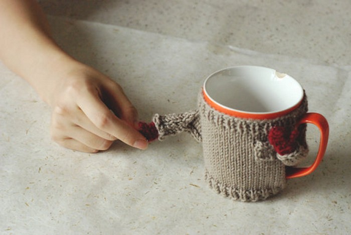Уютный наряд для кофейной кружки. Mug Sweater  от Nawanowe