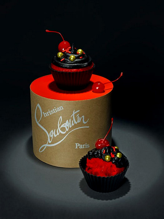 Дизайнерский кекс в стиле Christian Louboutin от  Лайзы Эдсальв (Lisa Edsalv)