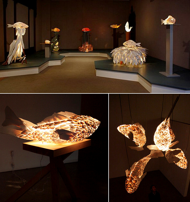 Fish Lamps: скульптуры-светильники знаменитого Фрэнка Гэри (Frank Gehry)