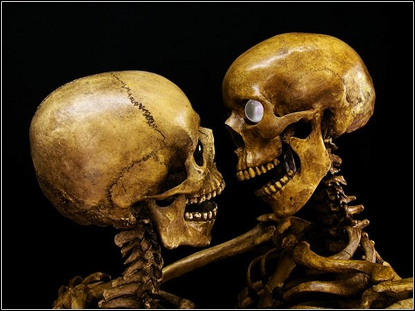 Уроки секса от скелетов на выставке Lovers of the Hereafter