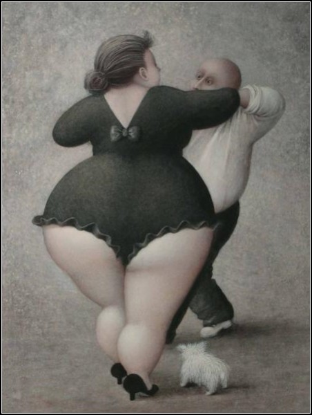 Женщины с внушительными формами. Юмористический арт от Jeanne Lorioz