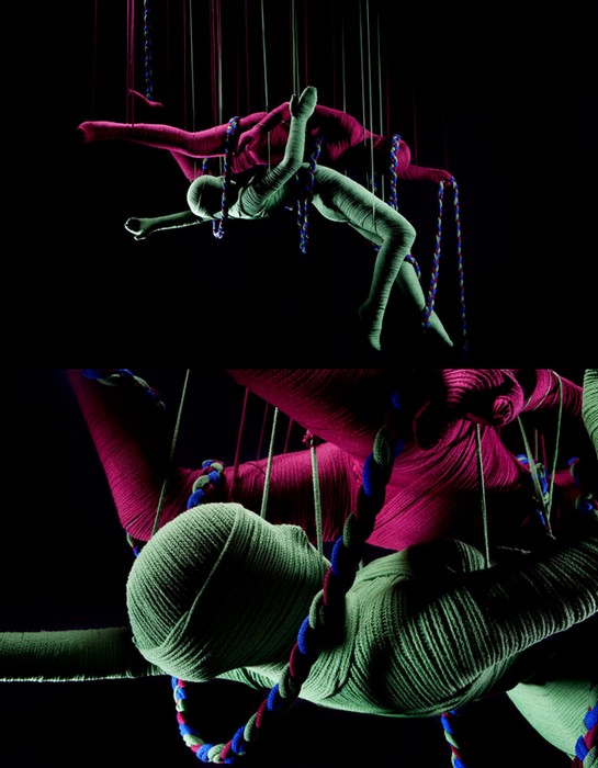 Lana Sutra, серия эротических скульптур для United Colors of Benetton