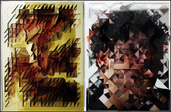 Необычное творчество Лукаса Симоэса: коллажи из искромсанных фото