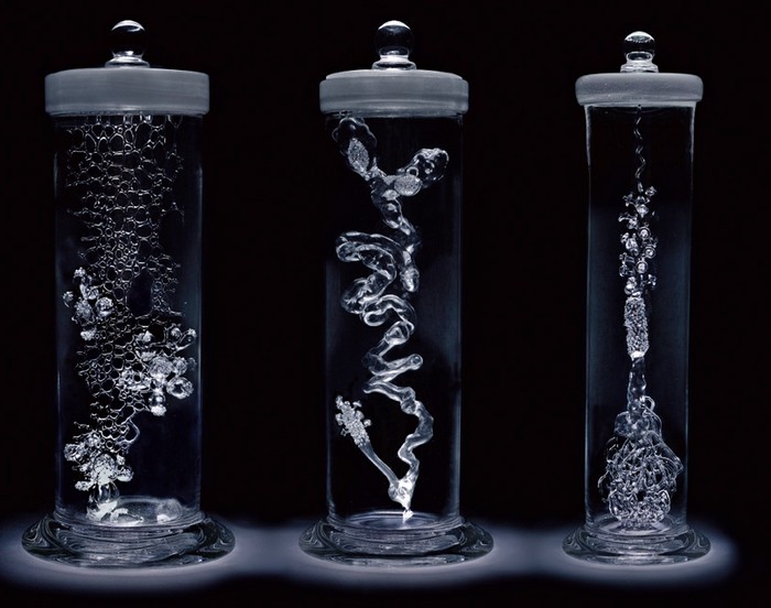 Singing Glass, странные скульптуры Мики Аоки (Mika Aoki)