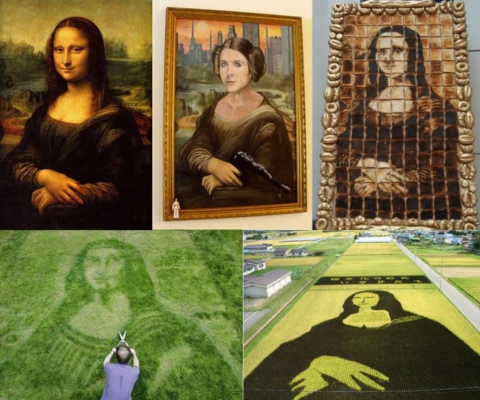 Мона Лиза: обзор пародий, воплощений и образов