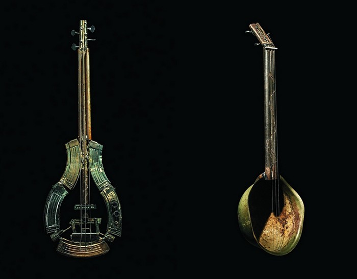 Музыкальные инструменты, озданные из огнестрельного оружия. Арт-проект Педро Рейеса (Pedro Reyes) 